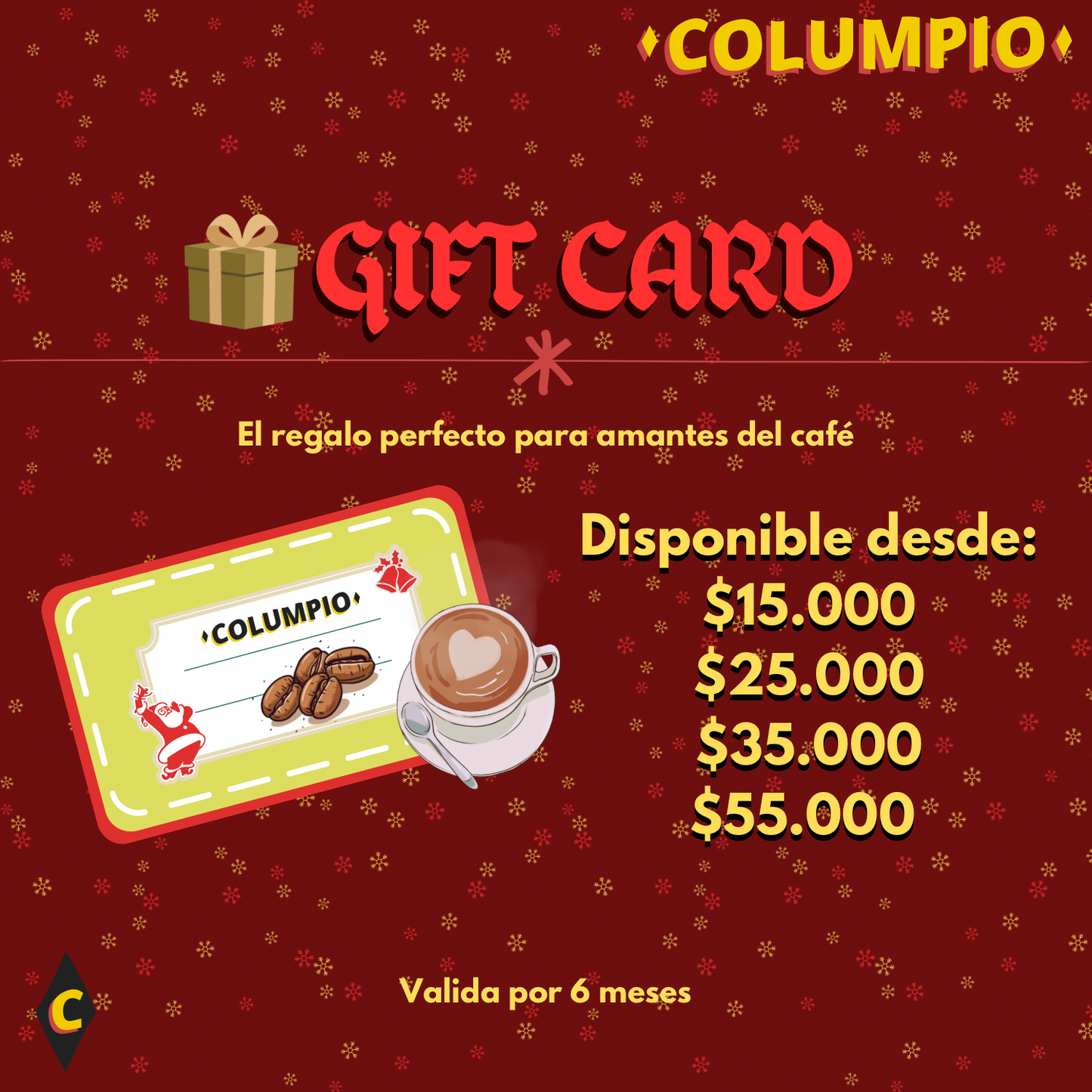 Gift Card - El regalo perfecto para amantes del café